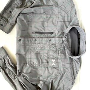 Under Armour Fish Hunter Long Sleeve Plaid Shirt : Size Medium